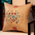Floral Embroidery Velvet Traditional Chinese Cushion Covers