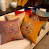 Floral Embroidery Velvet Traditional Chinese Cushion Covers