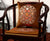 Cojín de asiento chino tradicional de terciopelo con bordado floral