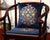 Floral Embroidery Velvet Traditional Chinese Seat Cushion