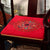 Floral Embroidery Velvet Traditional Chinese Seat Cushion