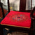Cuscino del sedile cinese tradizionale in velluto con ricamo floreale