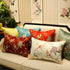 Magpie & Floral Embroidery Brocade Traditional Chinese Cushion Cover Pillow Case