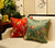 Magpie & Floral Embroidery Brocade Traditional Chinese Cushion Cover Pillow Case