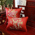 Floral Embroidery Brocade Traditional Chinese Cushion Cover Pillow Case