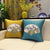 Fan & Plum Blossom Embroidery Brocade Traditional Chinese Cushion Cover Pillow Case