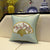 Fan & Plum Blossom Embroidery Brocade Traditional Chinese Cushion Cover Pillow Case