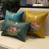 Fishs & Flower Embroidery Brocade Traditional Chinese Cushion Cover Pillow Case