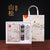 Boîte-cadeau de scrapbooking de style chinois rétro sur le thème de la grue à couronne rouge