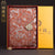 Cuaderno chinoiserie retro con cubierta de brocado con motivo de dragones
