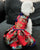 Vestido chino cheongsam tradicional con brocado floral para perro Teddy
