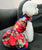 Vestido chino cheongsam tradicional con brocado floral para perro Teddy