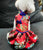 Traditionelles chinesisches Cheongsam-Kleid mit Blumenbrokat für Hunde-Teddy