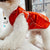 Vestido chino Qipao tradicional con brocado floral para perro Teddy
