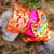 Brokat-Kimono mit Bowknot Wattemantel für Hunde-Teddy