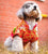 Kimono de brocado con abrigo acolchado de lazo para perro Teddy