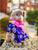 Traditional Korea Costume Hanbok with Bownot for Dog Teddy