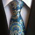 Corbata de caballero oriental con patrón de marea de estilo empresarial