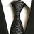 Corbata de caballero oriental con estampado floral de estilo empresarial