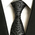 Corbata de caballero oriental con estampado floral de estilo empresarial