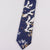 Corbata de caballero de estilo oriental con patrón de olas de mar y grúas