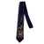 Cravate Gentleman Style Oriental Broderie Orchidées