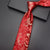 Cravatta da gentiluomo in broccato con motivo a draghi in stile orientale