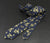 Cravate Gentleman de style oriental en coton à signature florale