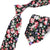 Cravatta da uomo stile orientale in cotone floreale