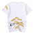 Pine & Crane Embroidery 100% Cotton Short Sleeve Unisex T-shirt