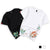 Floral Embroidery 100% Cotton Short Sleeve Unisex T-shirt