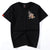 Camiseta unisex de manga corta 100% algodón con bordado Phoenix