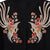 Phoenix Embroidery 100% Cotton Short Sleeve Unisex T-shirt