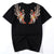 Phoenix Embroidery 100% Cotton Short Sleeve Unisex T-shirt