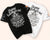 Kuan-yin Bedrucktes Unisex-T-Shirt aus 100% Baumwolle mit kurzen Ärmeln