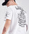 Camiseta unisex de manga corta 100% algodón con estampado Kuan-yin