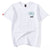 Camiseta unisex de manga corta 100% algodón con bordado de dragón chino