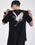 Kranich Stickerei 100% Baumwolle Kurzarm Unisex T-Shirt