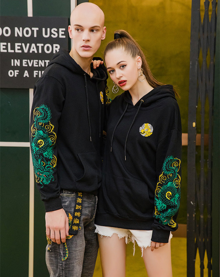 Stampa Dragon Plustrong Felpa Con Cappuccio Unisex 3D Casual, Dragon 026 Casual Streetwear