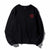 Phoenix-Stickerei Unisex Oriental Hoodie Baumwoll-Sweatshirt
