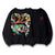 Phoenix Emboidery Unisex Oriental Hoodie Cotton Sweatshirt
