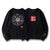 Floral Emboidery Unisex Oriental Hoodie Cotton Sweatshirt