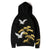 Crane & Pine Emboidery Unisex Oriental Hoodie Cotton Sweatshirt