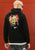 Samurai Face Pattern Unisex Oriental Hoodie Cotton Sweatshirt