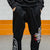 Noveno pantalón unisex de estilo chino con bordado de cabeza de tigre 100% algodón