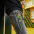 Jeans stile orientale con ricamo drago Pantaloni a gamba dritta