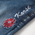 Carp Embroidery Oriental Style Jeans Straight-leg Pants