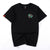 Cyprinus Carpio Embroidery 100% Cotton Short Sleeve Unisex T-shirt