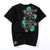 Cyprinus Carpio Stickerei 100% Baumwolle Kurzarm Unisex T-Shirt