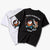 Kung Fu Panda Embroidery 100% Cotton Short Sleeve Unisex T-shirt